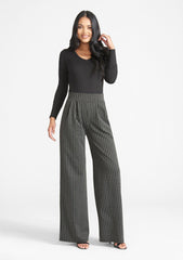 Tall Palazzo Flare Knit Pants