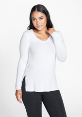 Tall Long Sleeve Split Hem Tee