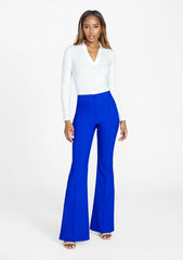Tall High Waist Flare Dress Pants