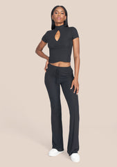 Tall Elana Keyhole Crop Top