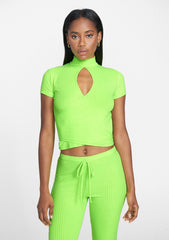 Tall Elana Keyhole Crop Top