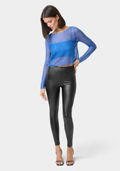 Tall High Rise Coated Leggings