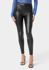 Tall High Rise Coated Leggings