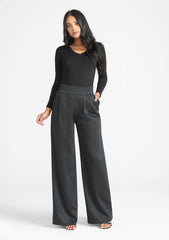 Tall Palazzo Flare Knit Pants