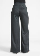 Tall Palazzo Flare Knit Pants