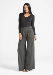 Tall Palazzo Flare Knit Pants