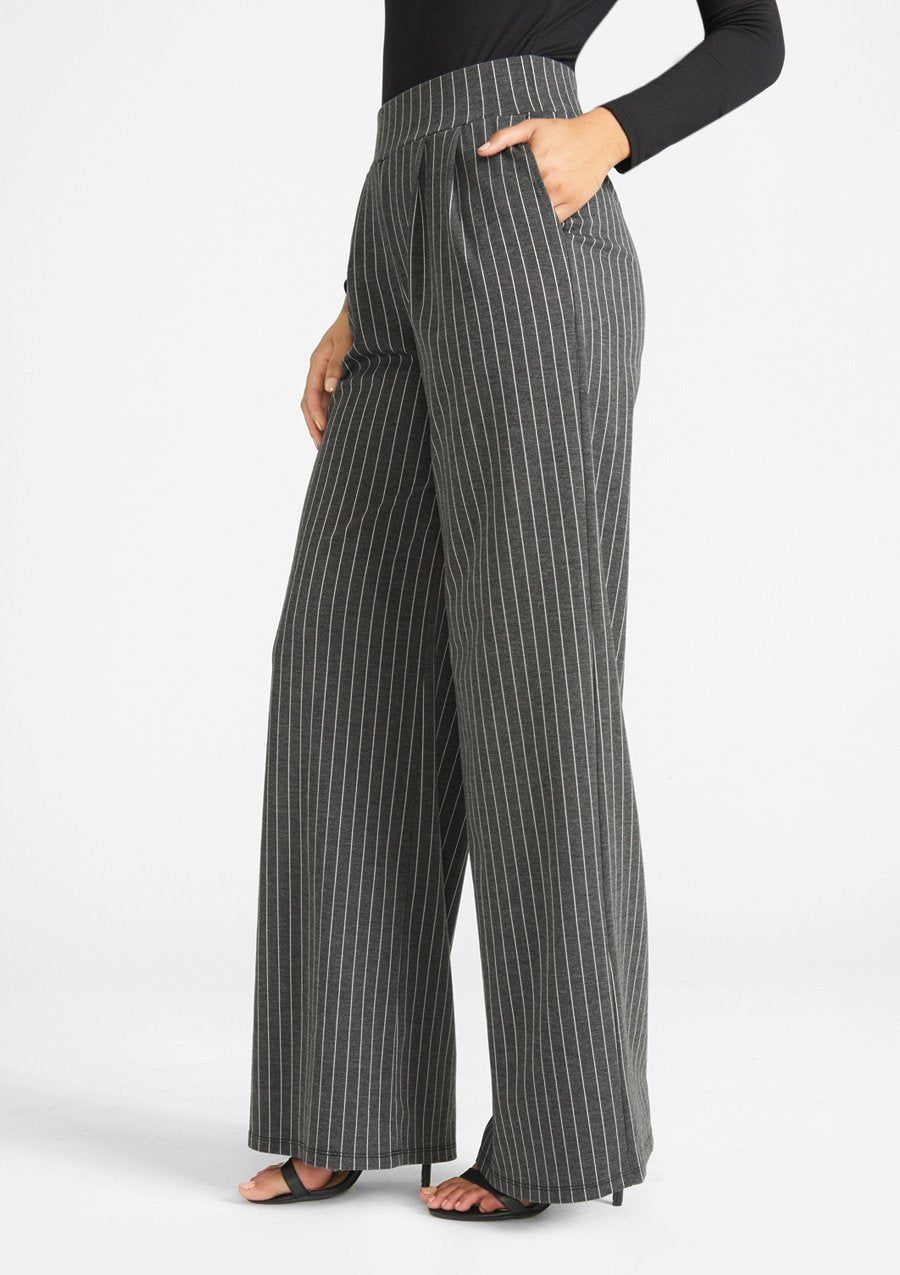 Tall Palazzo Flare Knit Pants