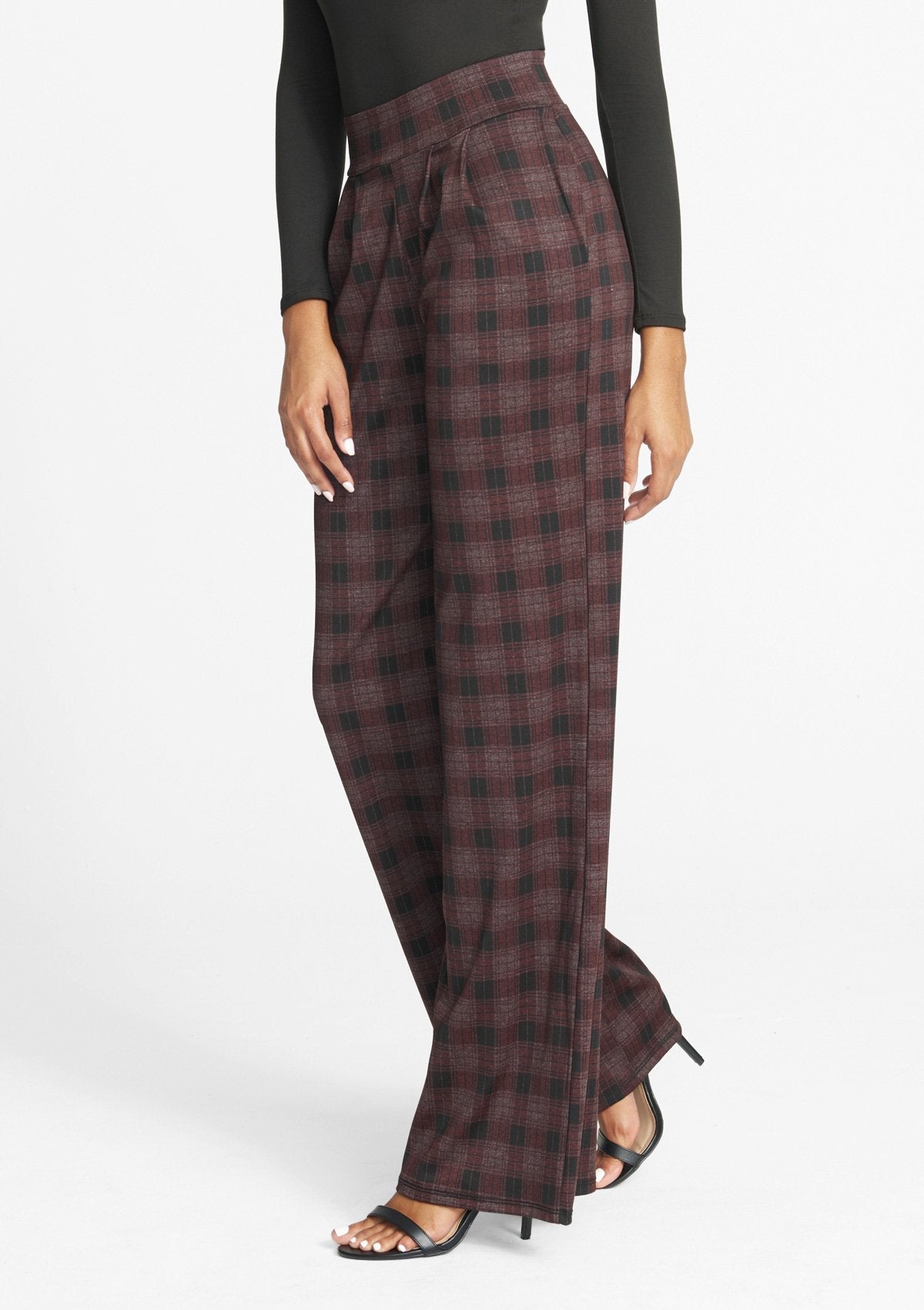 Tall Palazzo Flare Knit Pants