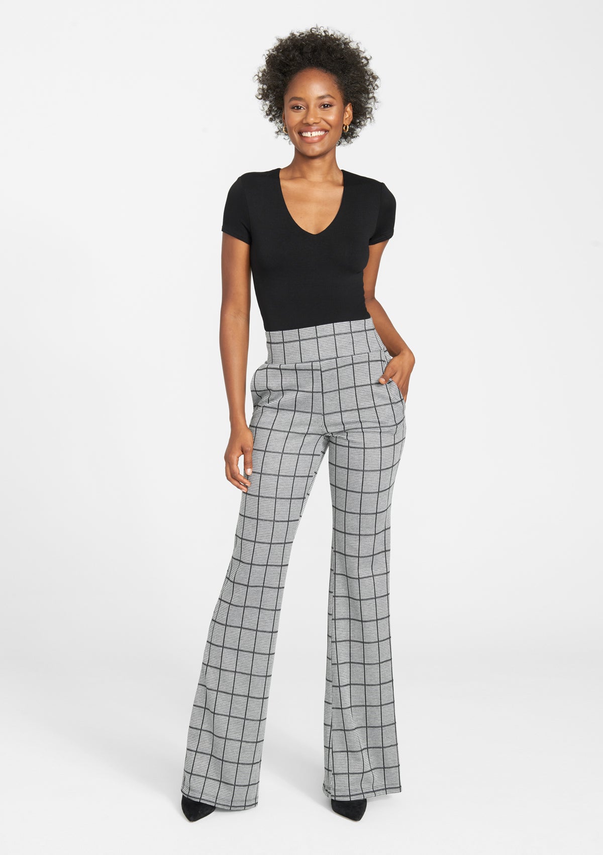 Tall Booty Knit Flare Pants