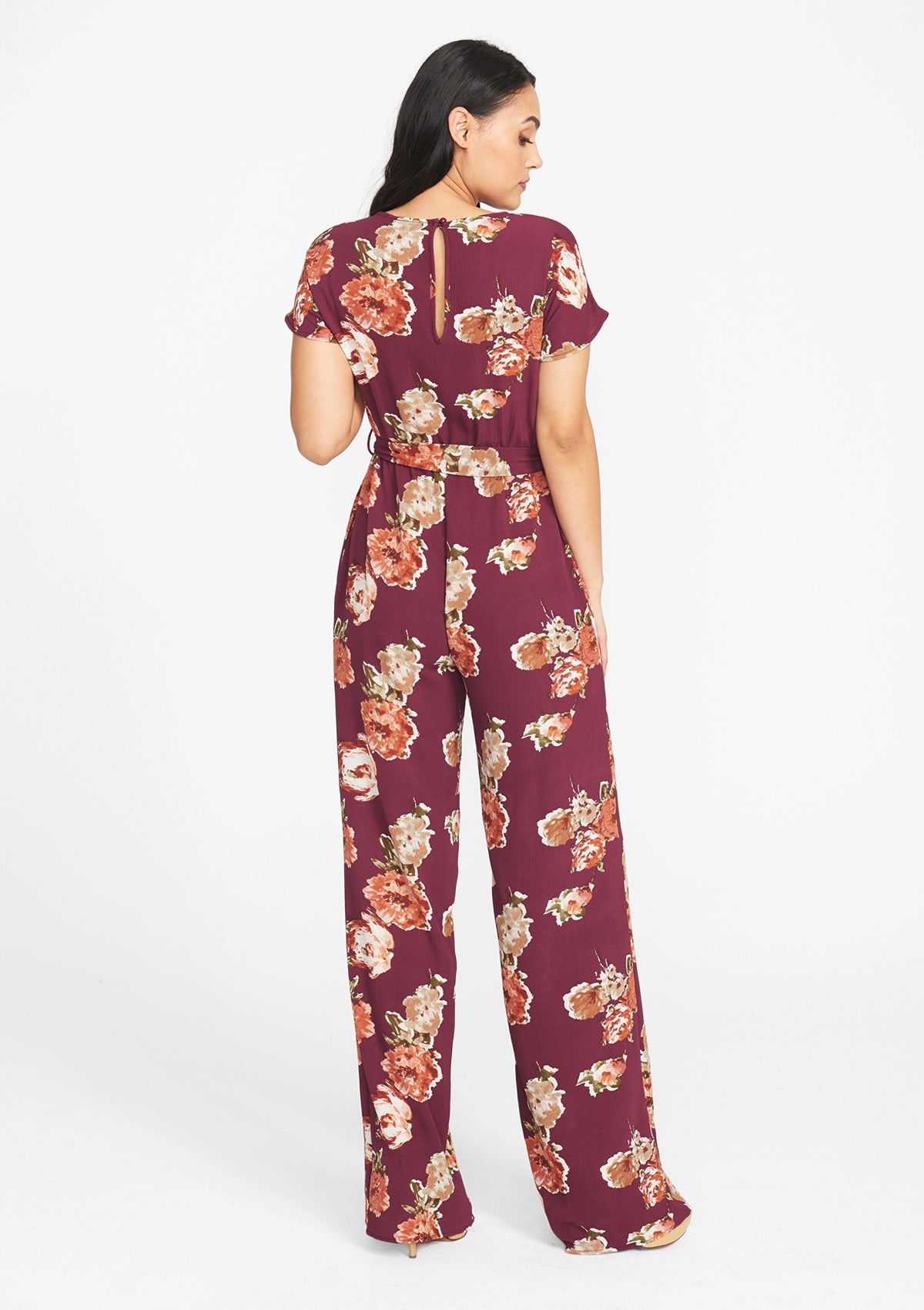 Tall Crepe Floral Jumpsuit