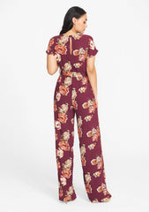 Tall Crepe Floral Jumpsuit