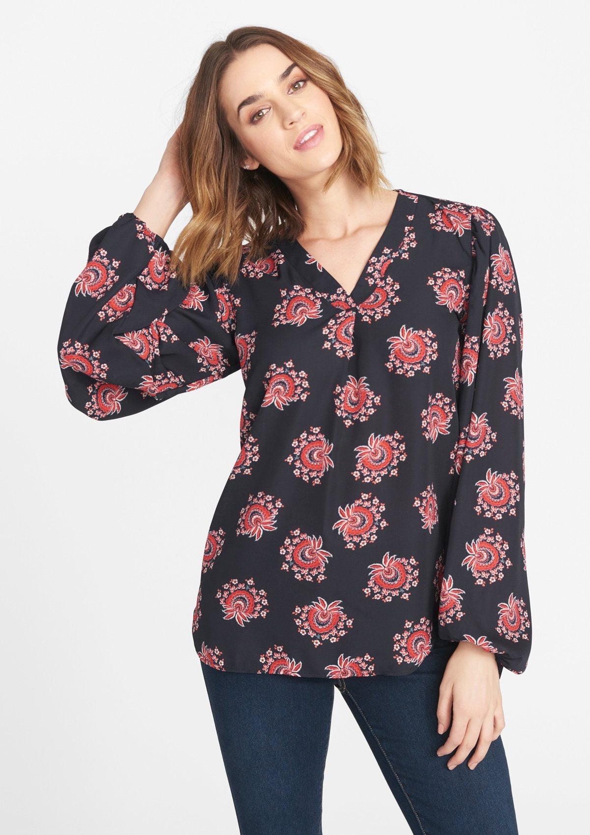 Tall Long Sleeve Blouse