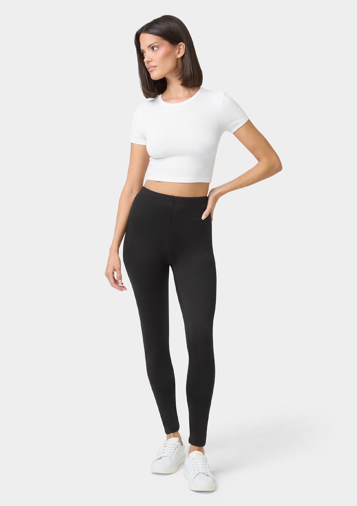 Tall High Waist Basic Leggings