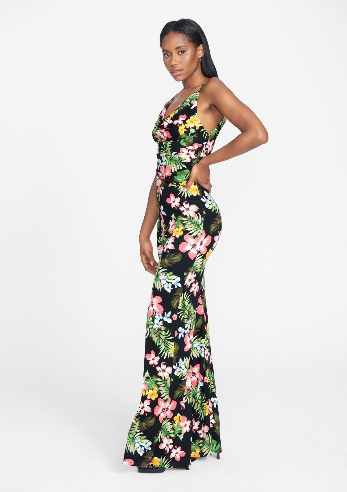 Tall Carla Cowl Neck Jumpsuit