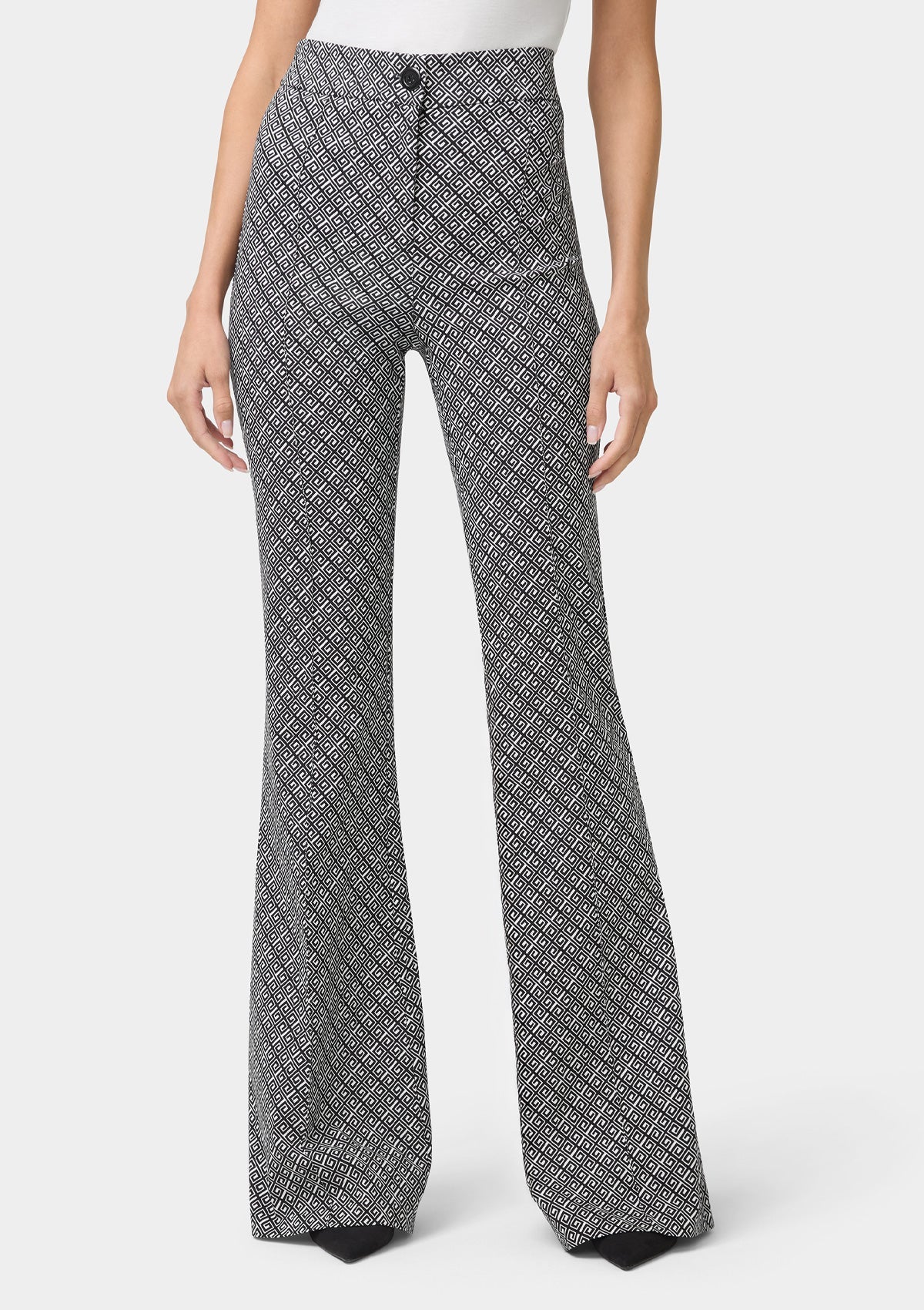 Tall High Waist Flare Dress Pants