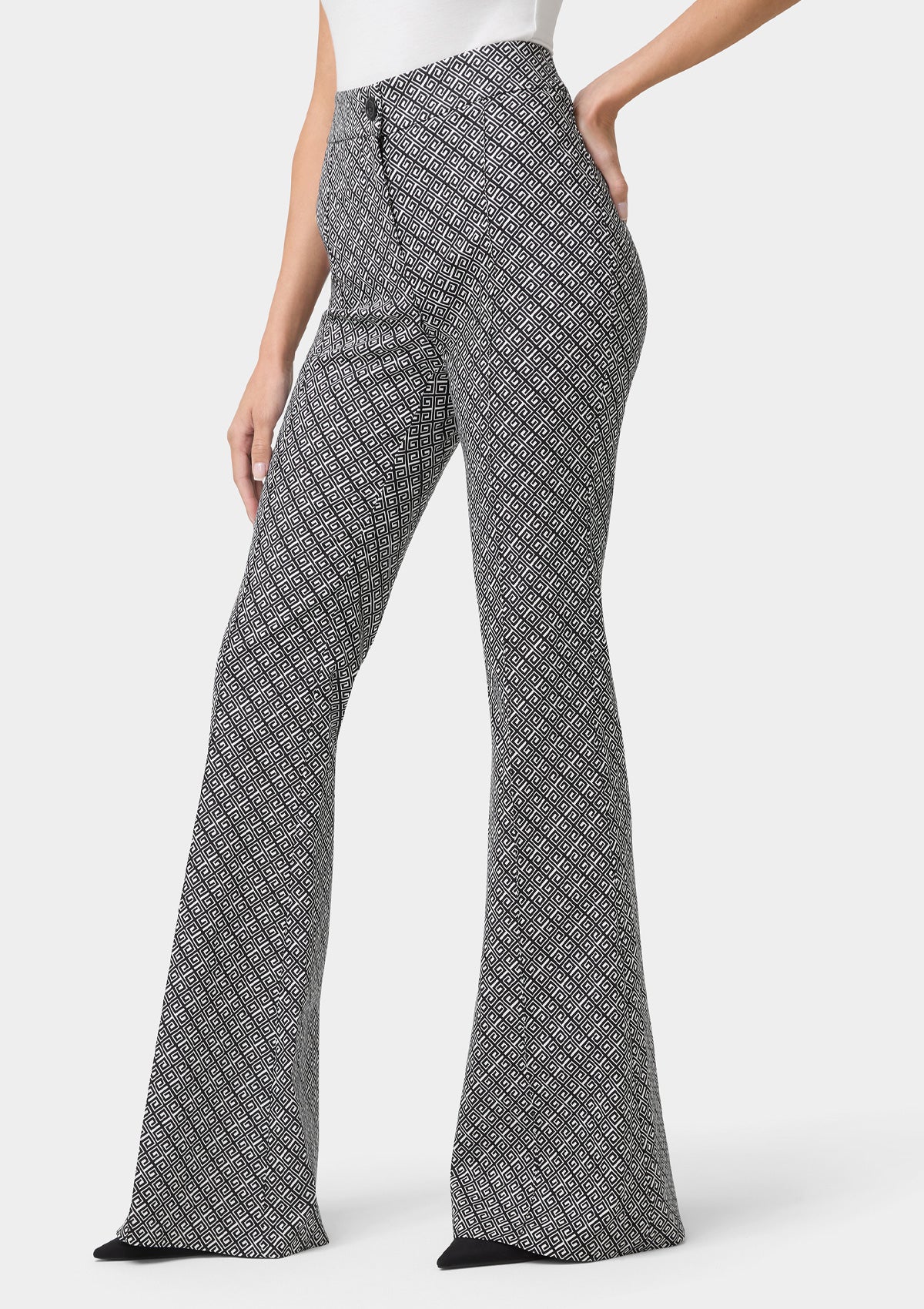 Tall High Waist Flare Dress Pants
