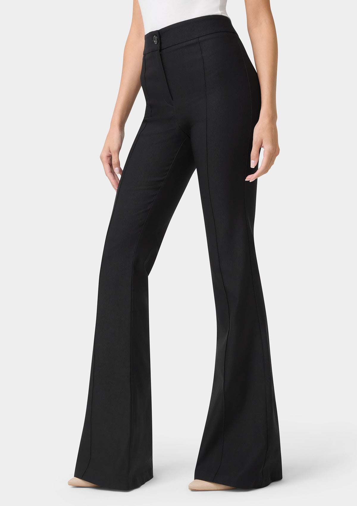 Tall High Waist Flare Dress Pants