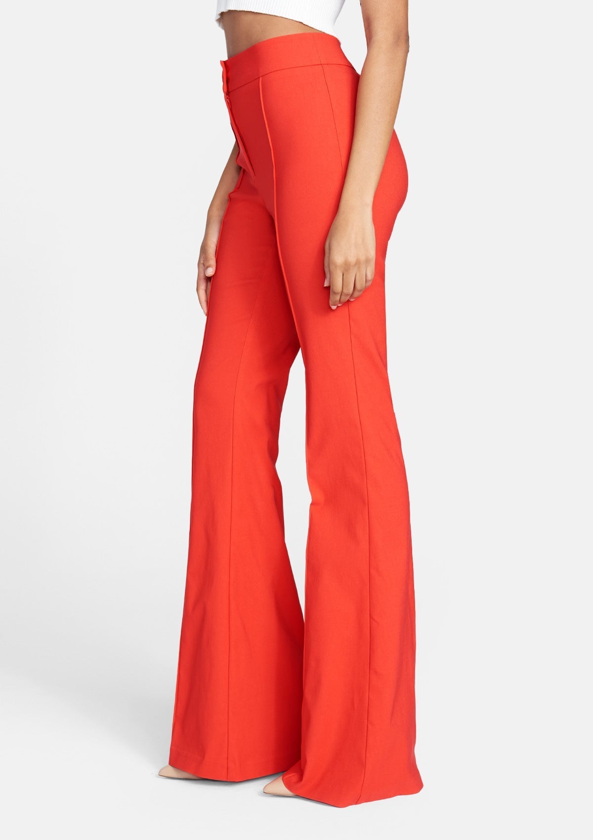 Tall High Waist Flare Dress Pant