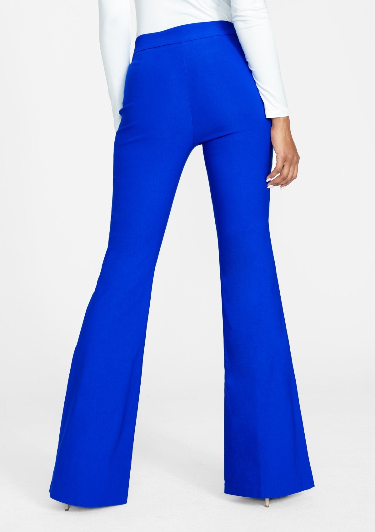 Tall High Waist Flare Dress Pants