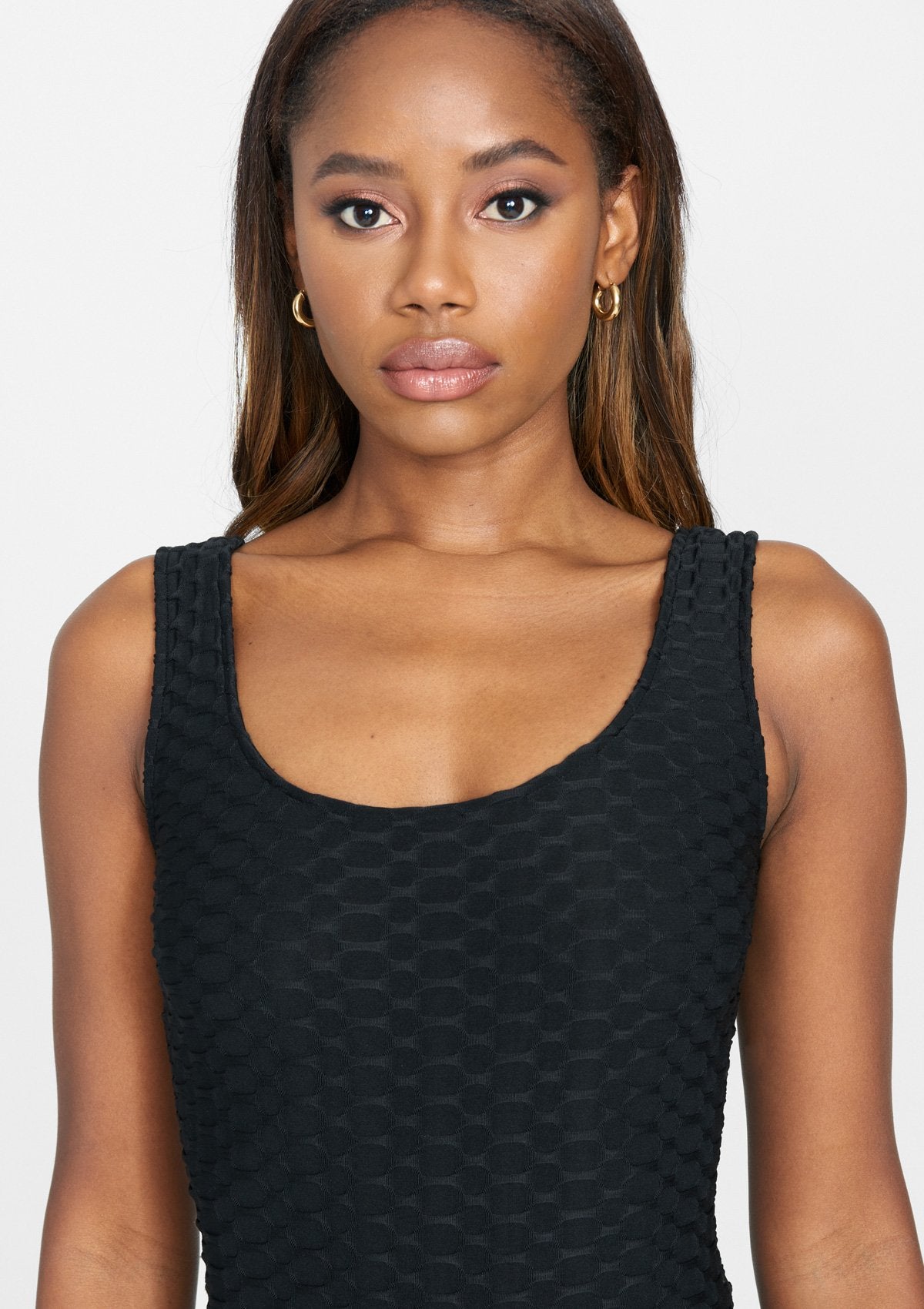 Tall Honeycomb Ruched Catsuit