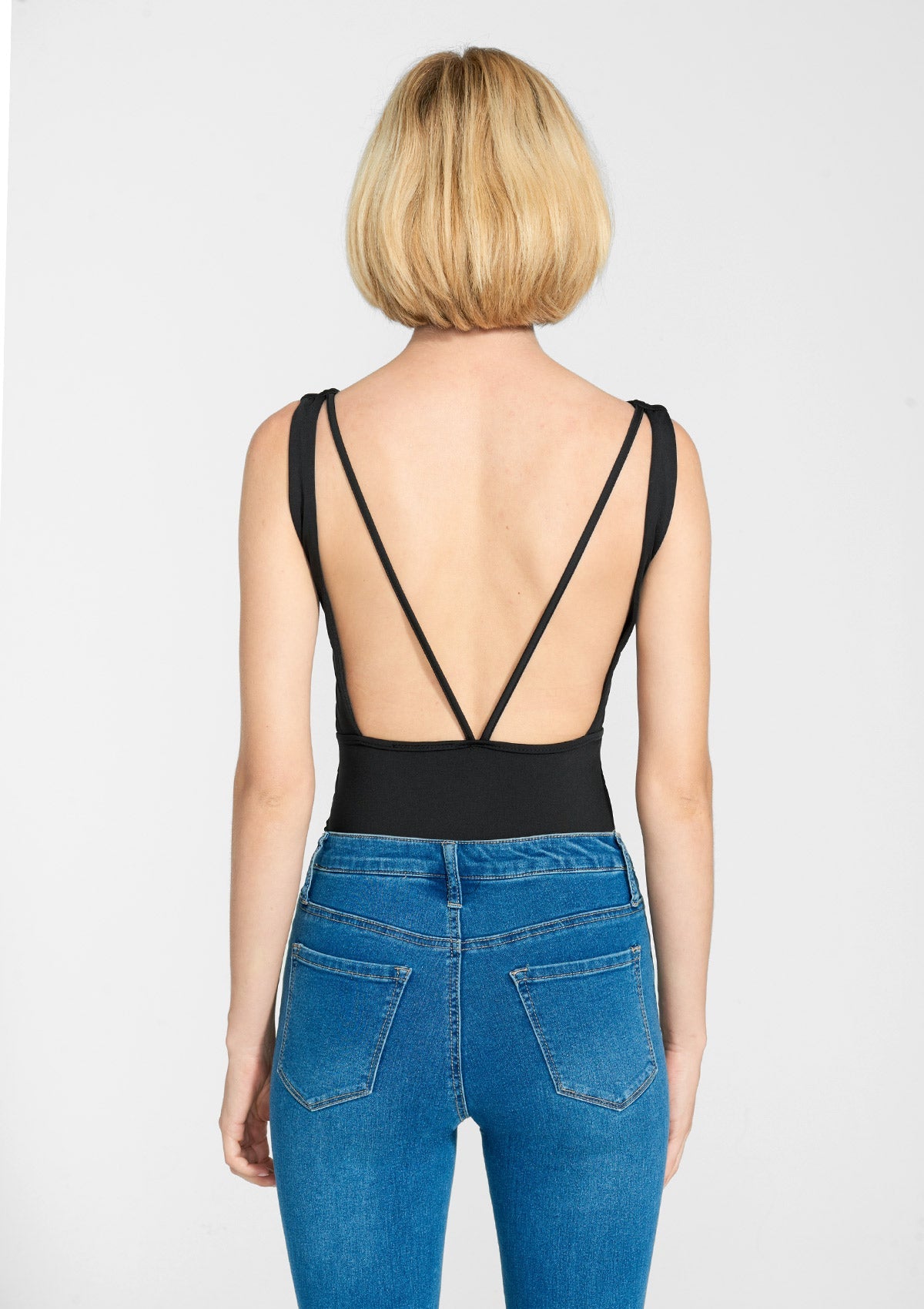 Tall Plunge Strappy Bodysuit