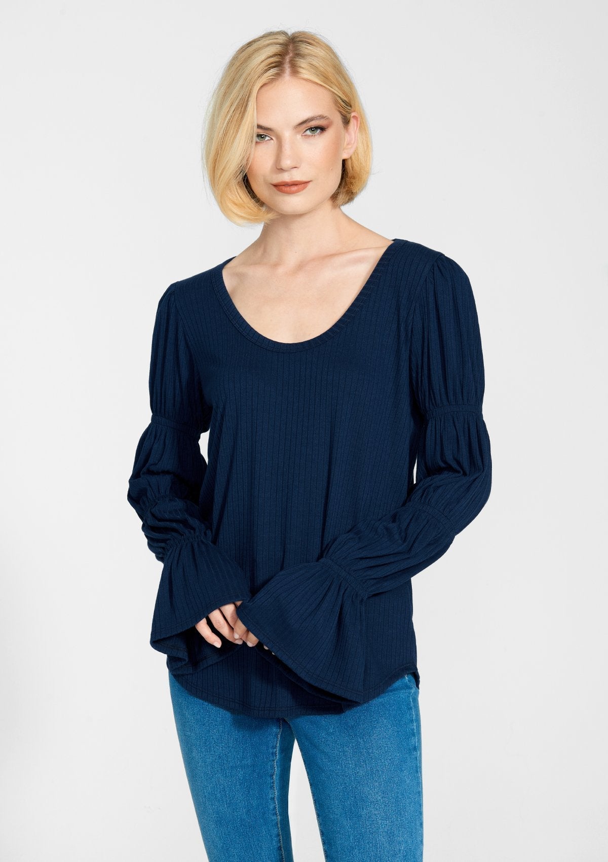 Tall Jasmine Smocked Sleeve Top