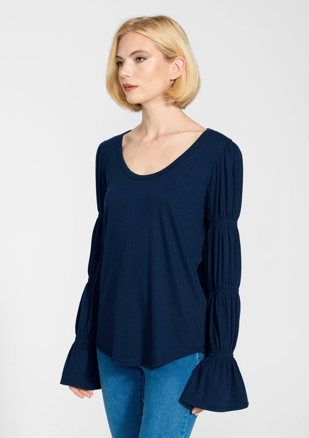 Tall Jasmine Smocked Sleeve Top