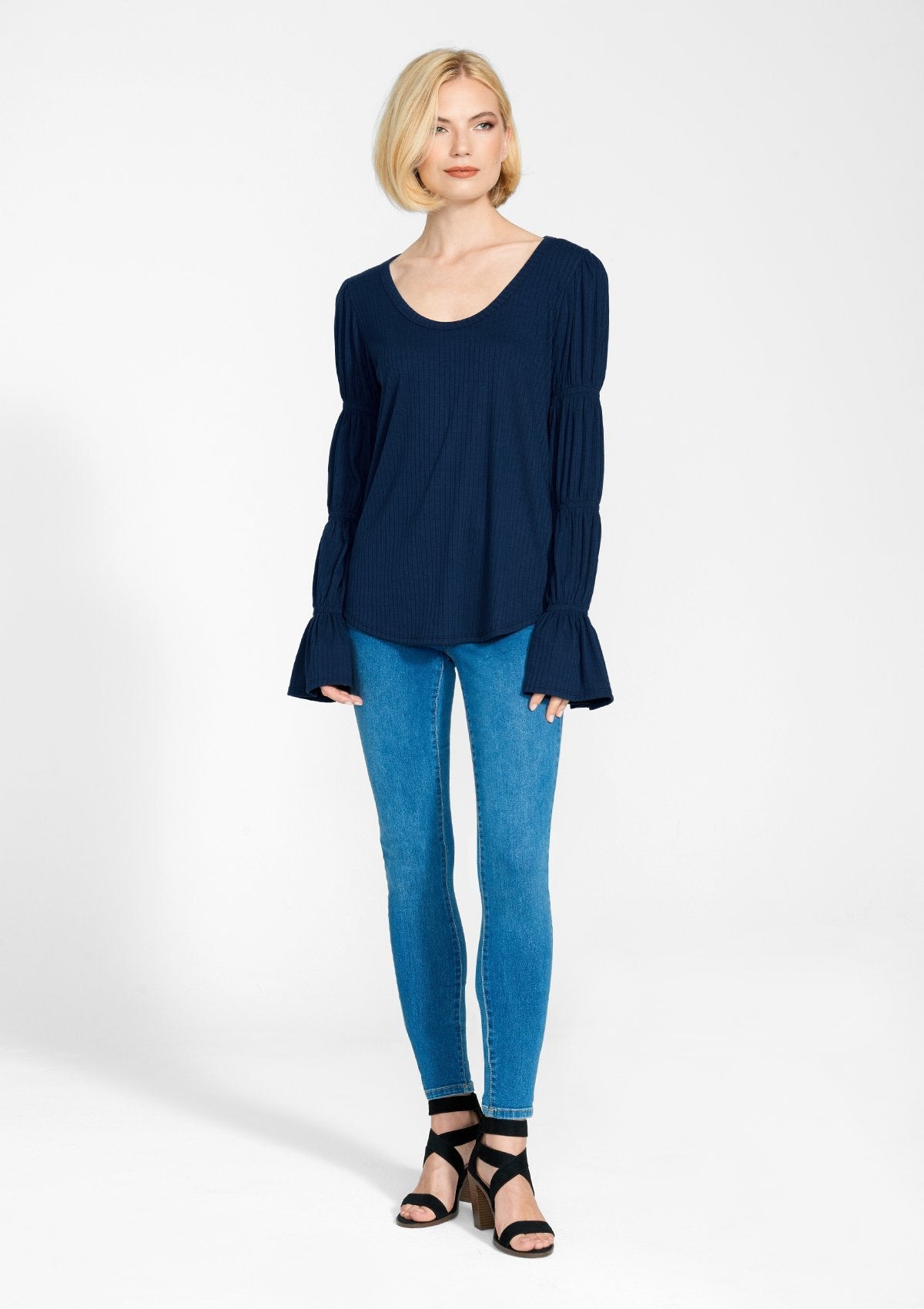 Tall Jasmine Smocked Sleeve Top