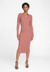 Tall Hannah Henley Midi Dress