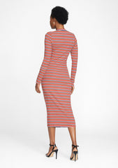 Tall Hannah Henley Midi Dress