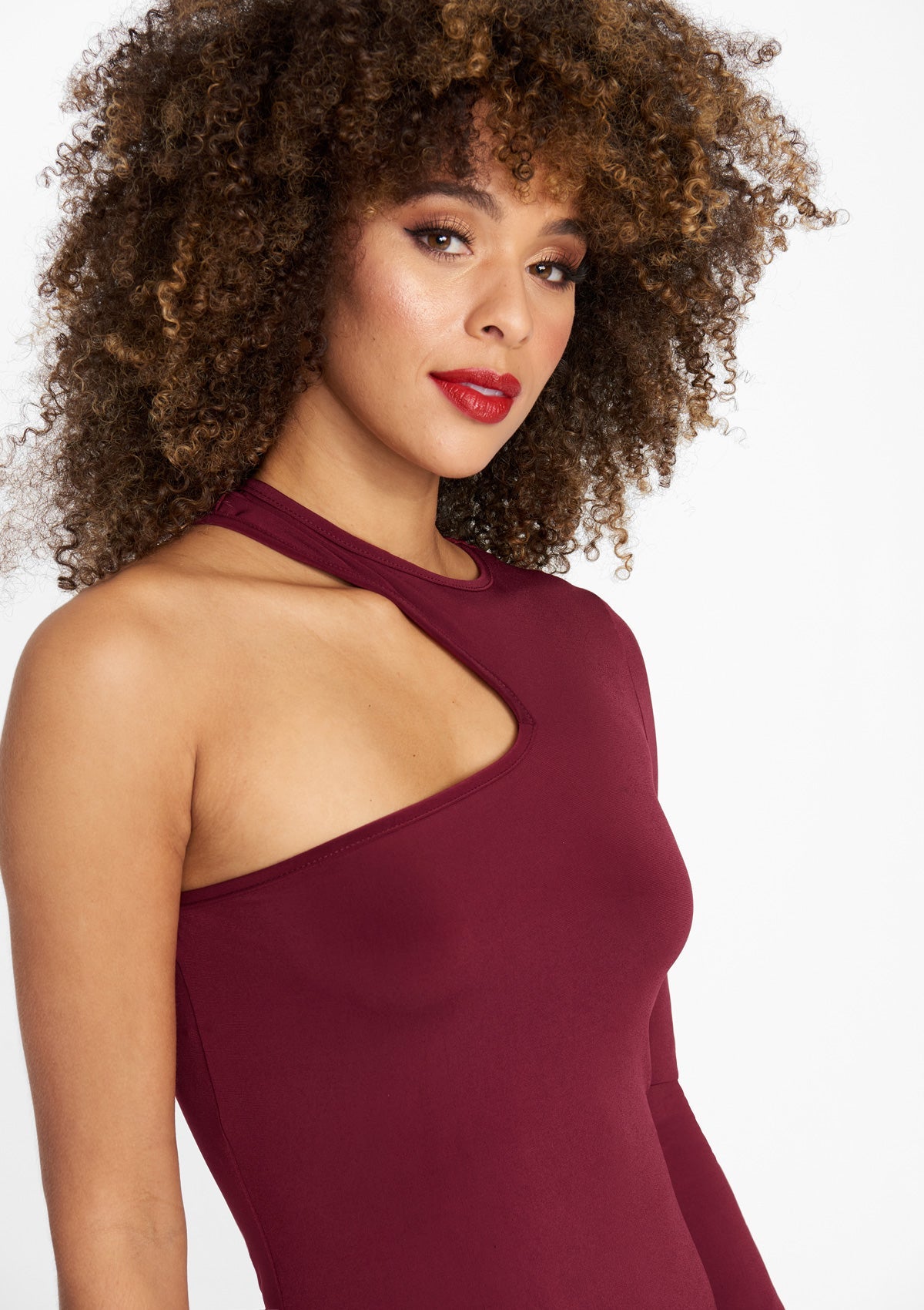 Tall Brooke One Shoulder Midi Dress