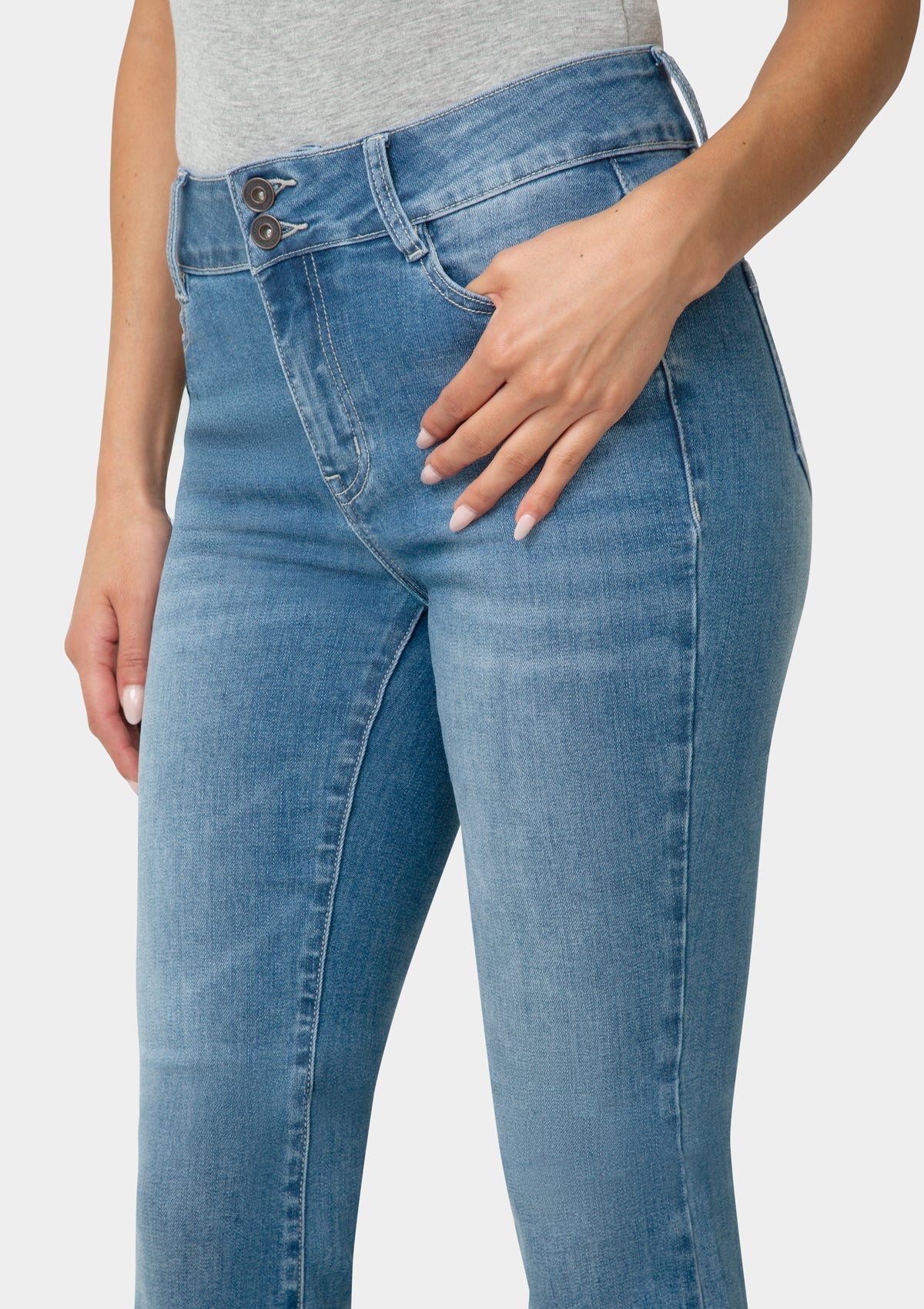 Tall Kellie Mid Rise Bootcut Jeans