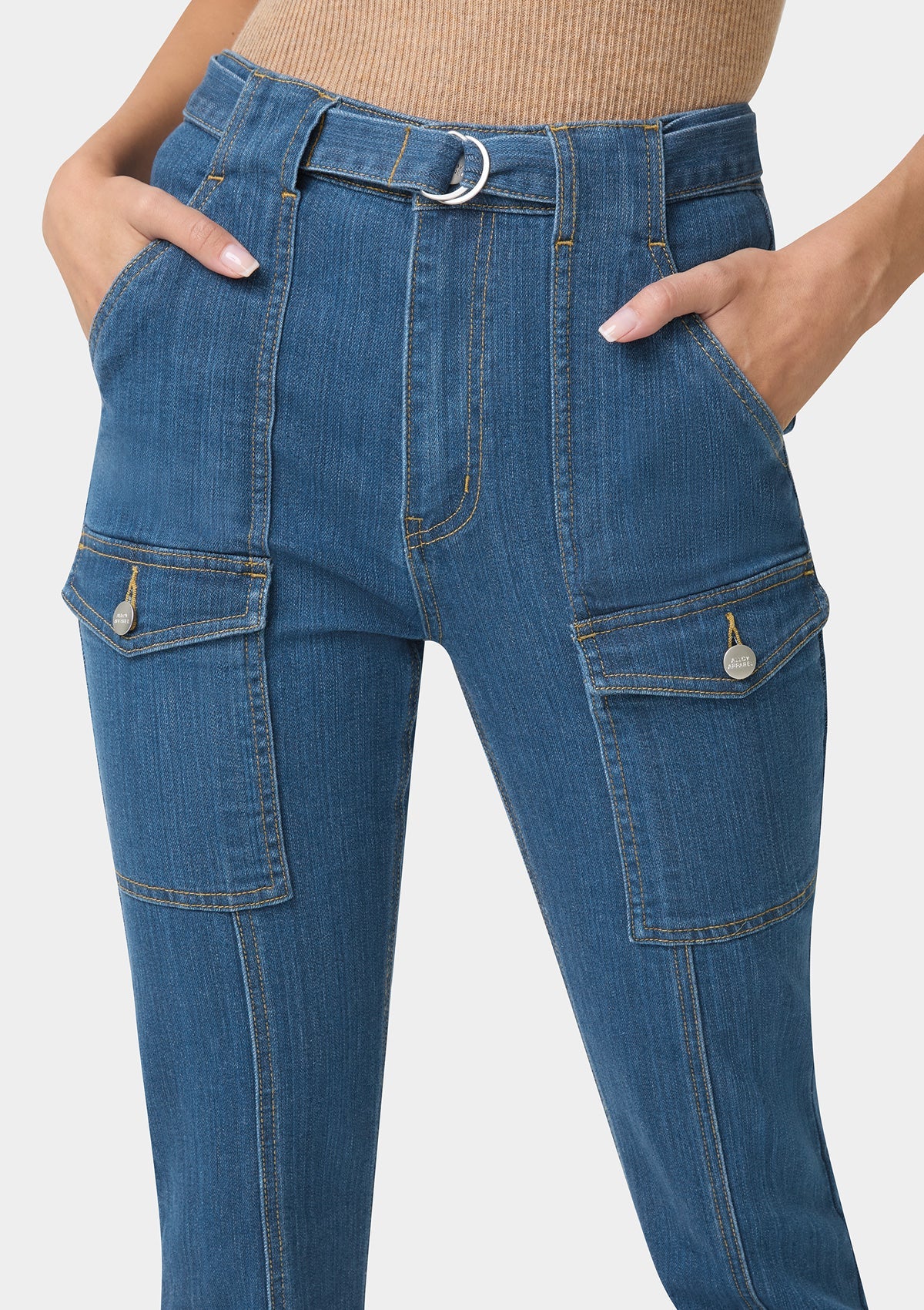Tall Cassie Cargo Bootcut Jeans