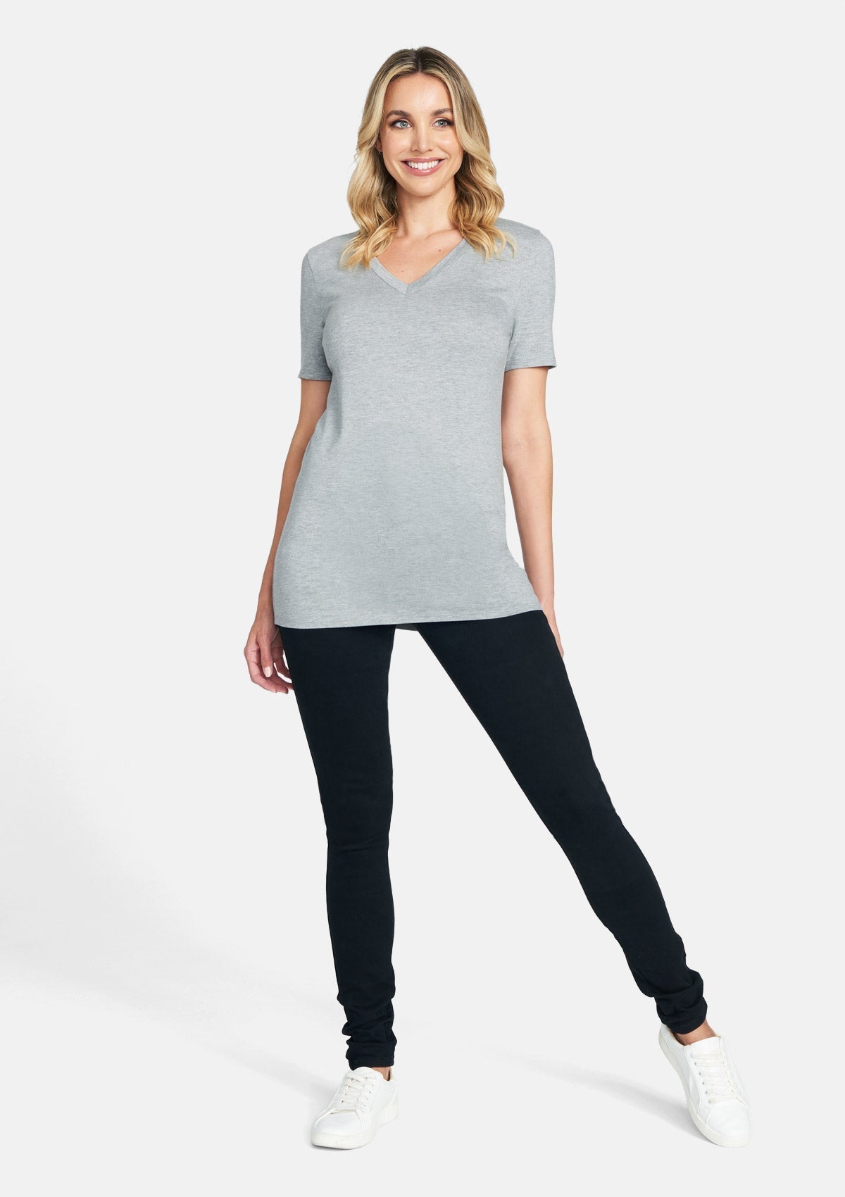 Alloy Basics 鈥?Tall V-Neck Tee