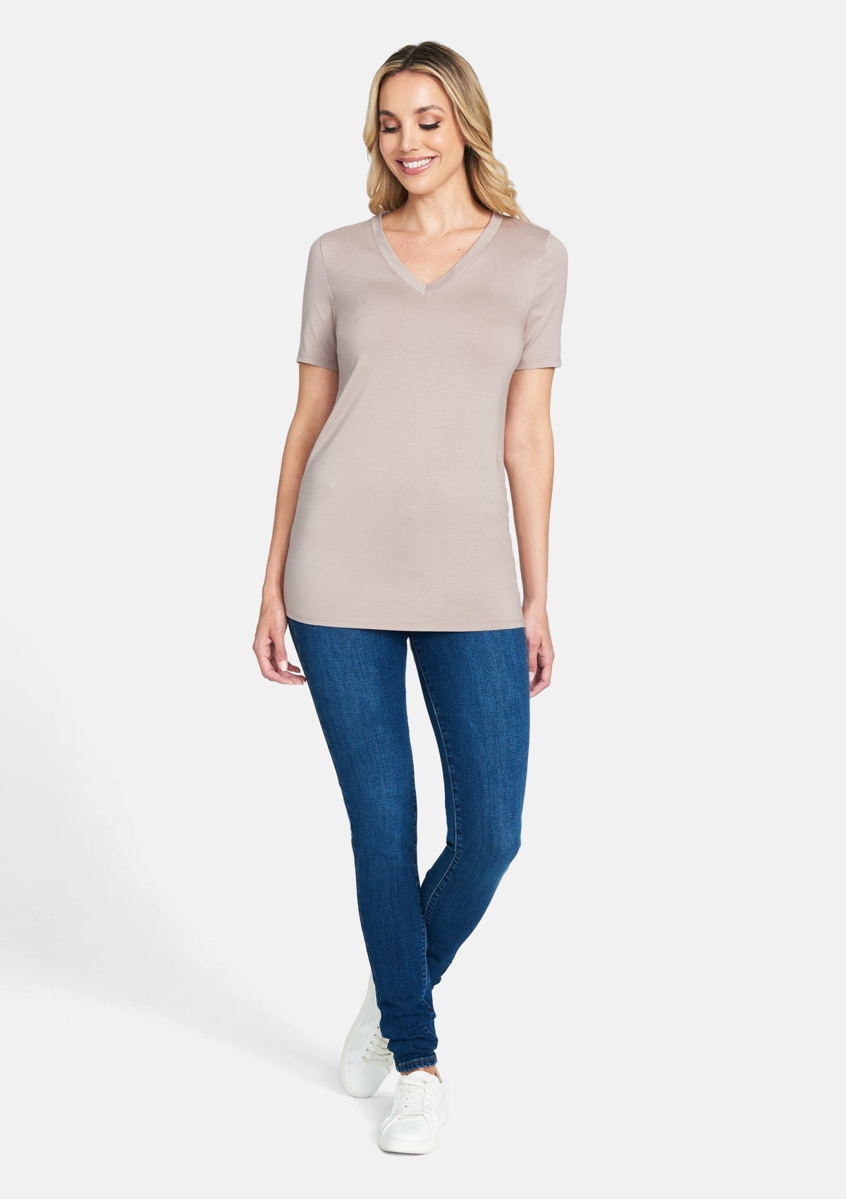 Alloy Basics 鈥?Tall V-Neck Tee