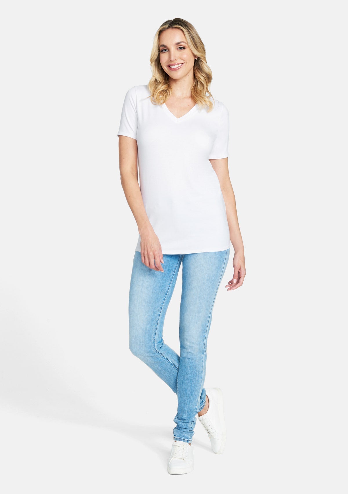 Alloy Basics 鈥?Tall V-Neck Tee