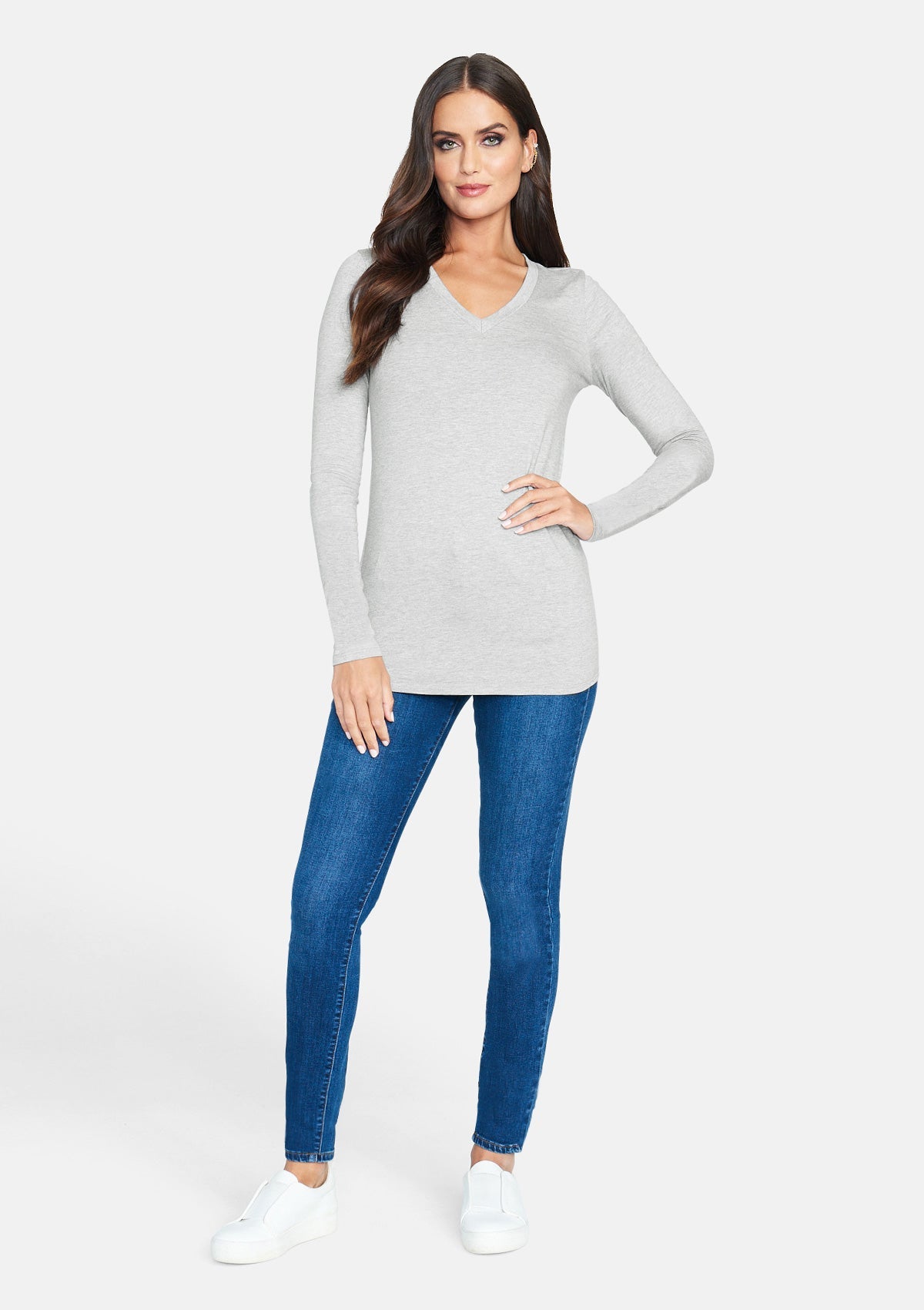 Alloy Basics - Tall Long Sleeve V-Neck