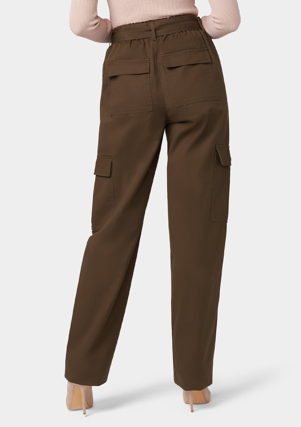 Tall Brooklyn Cargo Pants with Tie
