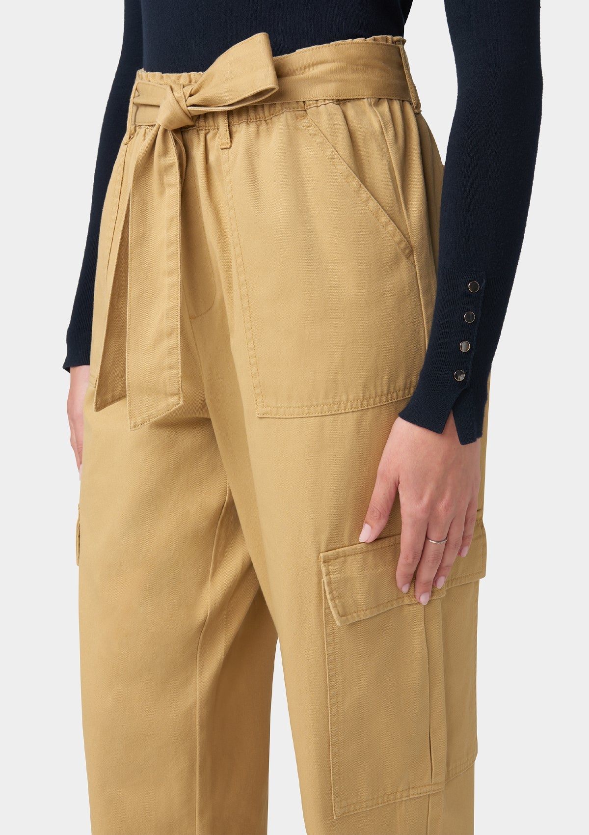 Tall Brooklyn Cargo Pants with Tie