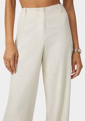 Tall Auburn Linen Pants
