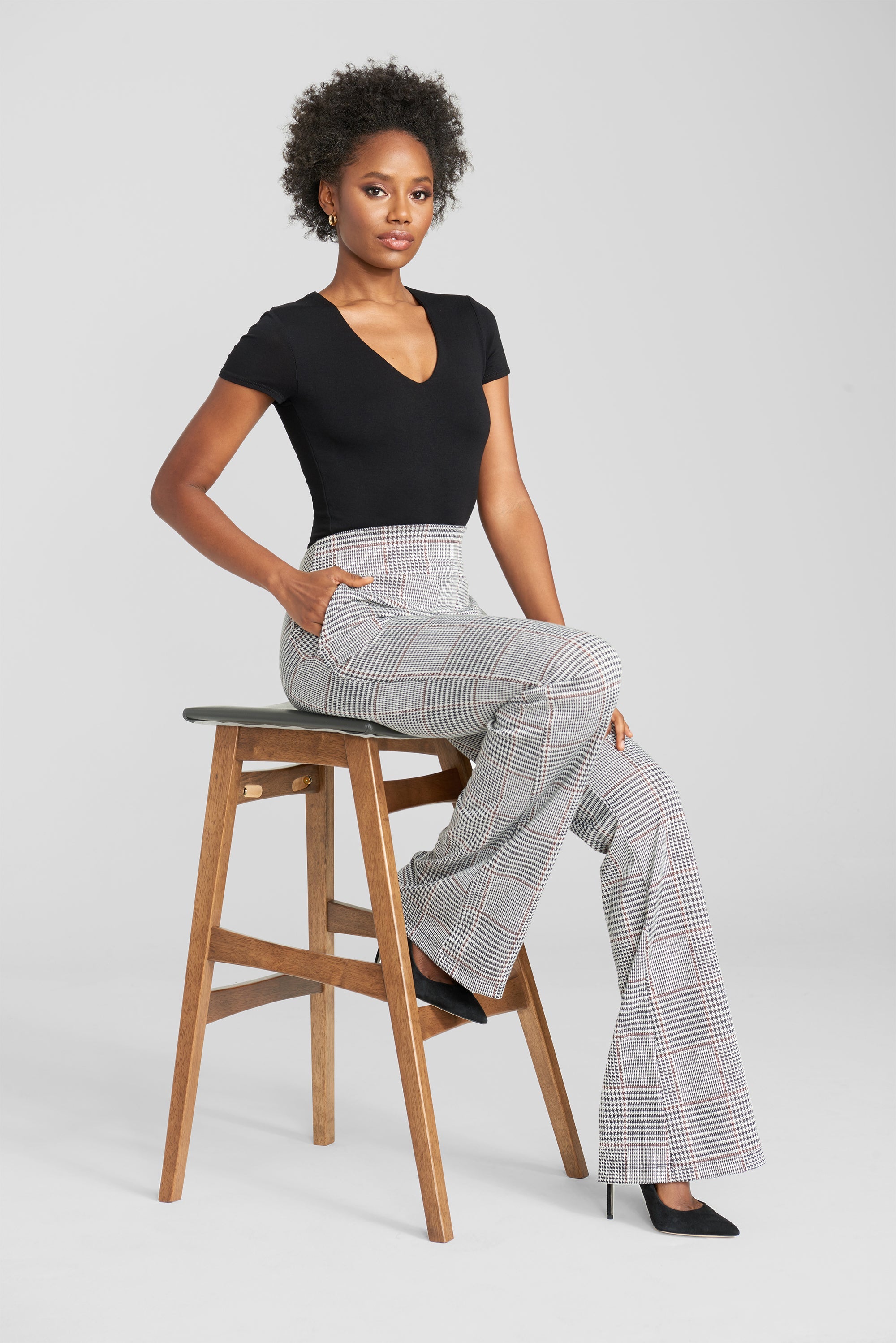 Tall Booty Knit Flare Pants